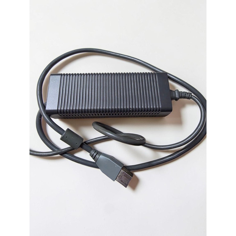 Microsoft Xbox 360 Power Supply Brick AC Adapter Gray Original OEM Console Cord